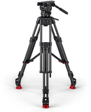Sachtler Cine 30 Fluid Head with EFP 2 CF 3-Section Tripod & Mid-Level Spreader