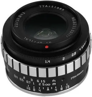 TTArtisan 23mm f/1.4 Lens for Nikon Z, Black/Silver