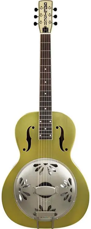 Gretsch G9202 Roots Series Honey Dipper Resonator Guitar, Bell Bronze