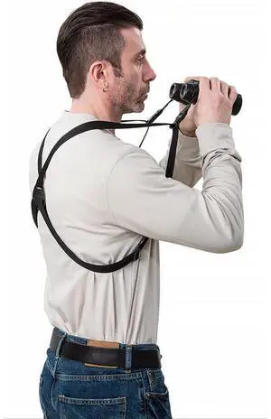 LensCoat Camera/Binoculars Harness, Elastic Version #LCBCHE