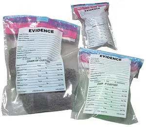 Lynn Peavey Strip-N-Grip Evidence Pouches, 4 x 6", 100 Pack #07714
