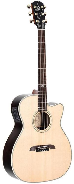 Alvarez Yairi Stage WY1 OM/Folk Acoustic-Electric Guitar, Natural/Satin