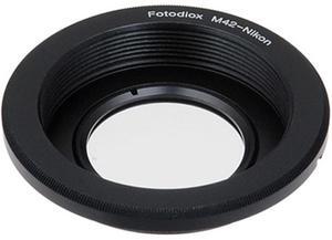 Fotodiox Pro Lens Mount Adapter Compatible with M42 Type 2 and Select Type 1 Lenses to Nikon F-Mount Cameras
