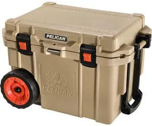 Pelican 45QW Elite Wheeled Cooler, Tan #45QW-2-TAN