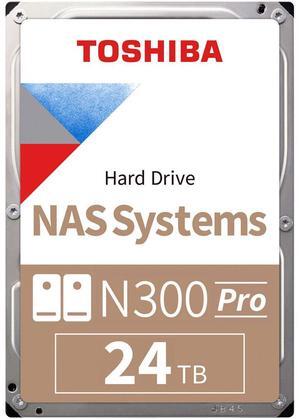Toshiba 20TB N300 Pro NAS Internal Hard Drive  HDWG82EXZSTB