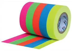 ProTapes Pro Pocket 1/2" x 6 Yard Fluorescent Color Spike Tape Stack, Set of 5