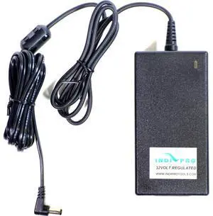 IndiPRO Tools 8' 12V AC Power Supply to 21.mm RA Connector, JVC GY-H 500U Camera