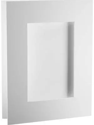 Archival Methods Pre-Cut Exhibition Mats Board, One 13x19" on 20x24" Board, 4 Ply, Bright White, 5 Pack