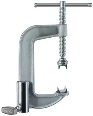 Matthews 6" C Clamp with Double Junior Receiver, Steel