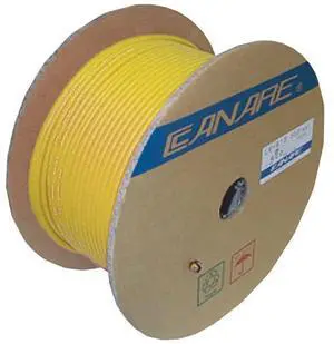 Canare L-4.5CHD 300m 75 Ohms Digital Video Super Low Loss Coaxial Cable, Yellow