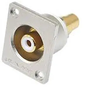 Canare RCA Flush-Mount Receptacle, Jack to Jack #RJ-JRU