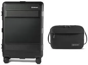 Pelican ATX 25" Wheeled Check-In Hard Case, Black, with DK5 ModPak Toiletry Bag