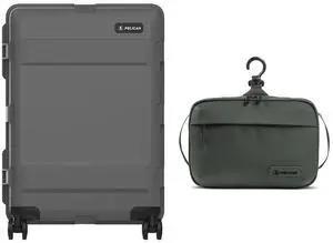 Pelican ATX 25" Wheeled Check-In Hard Case, Charcoal, w/DK5 ModPak Toiletry Bag