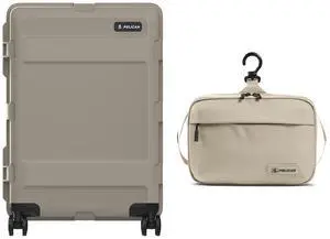 Pelican ATX 25" Wheeled Check-In Hard Case, Sand, with DK5 ModPak Toiletry Bag