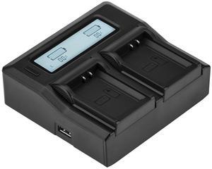 Green Extreme Dual Smart Charger with LCD Screen for Canon LP-E10 #GX-CH2-LPE10
