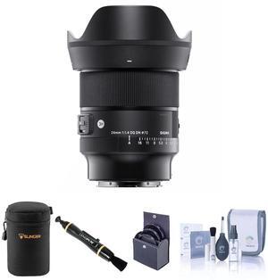 Sigma 24mm f/1.4 DG DN Art Lens for L Mount with Essential Kit #405969 EK