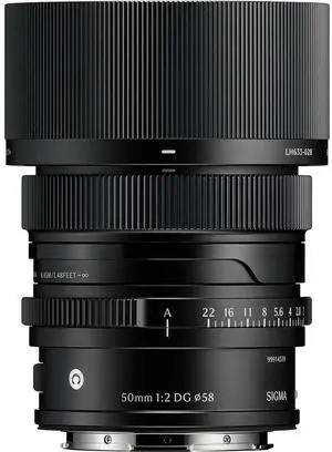 Sigma 50mm f/2 DG Contemporary Lens for L Mount, Black #31B969