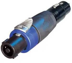 Neutrik NA4FX-F speakON NL4FX to 3-Pole XLR Female Adapter