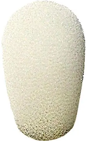 WindTech 2600 Series Mini Sized Microphone Windscreen, White #2602