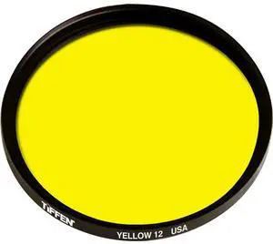 Tiffen 62mm #12 Glass Filter - Yellow #62Y12