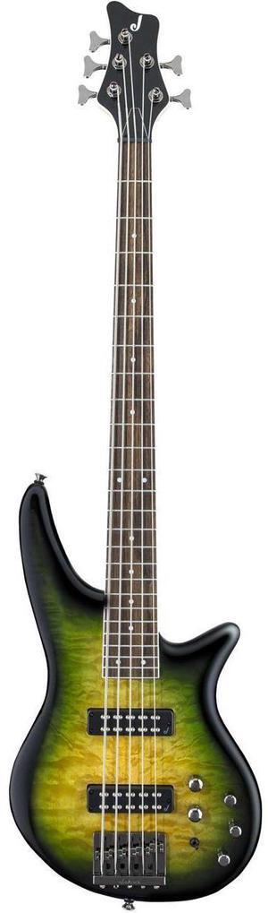 Jackson JS Series Spectra JS3QV 5-String Bass Guitar, Alien Burst #2919904516