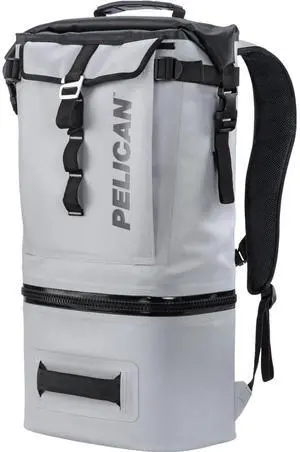 Pelican Dayventure 19QT Backpack Carry Cooler, Light Gray #SOFT-CBKPK-LGRY