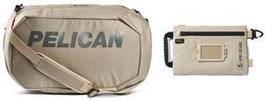 Pelican Aegis DX45 45L Travel Duffel/Pack, Sand, with SPM ModPak Storage Pouch