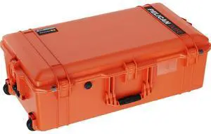 Pelican 1615 Air Wheeled Check-In Case with Pick-N-Pluck Foam, Orange