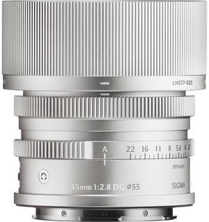 Sigma 45mm f/2.8 DG Contemporary Lens for L Mount, Silver #36S969