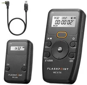 Flashpoint Wave Commander II Wireless Shutter Kit for Nikon Cameras with DC-2