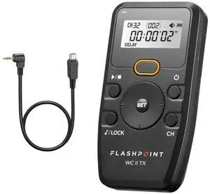 Flashpoint Wave Commander II Remote Tx with Cable for Select Olympus Cameras