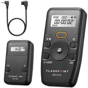 Flashpoint Wave Commander II Wireless Shutter Kit for Sony Camera with Acc. Port