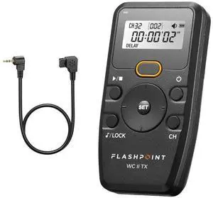 Flashpoint Wave Commander II Remote Tx w/Cable for Sony Cameras w/Accessory Port