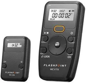 Flashpoint Wave Commander II Wireless Remote Shutter Release Kit without Cord