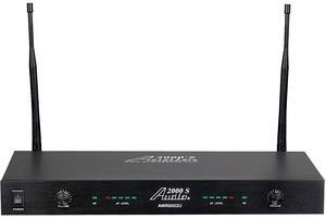 Audio 2000s AWM6002U Handheld Wireless Mic System, AWR6002U Rx, 2x AWX6070 Mic