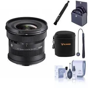 Sigma 10-18mm f/2.8 DC DN Contemporary Lens for Sony E, Bundle w/Included Value