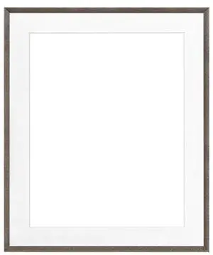 Framatic Woodworks 16x16" Old Barn Grey Hardwood Frame for a 11x11" Photograph