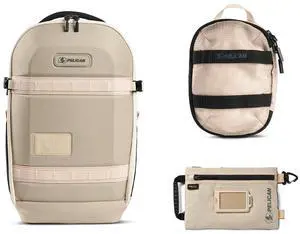 Pelican Aegis PX18 18L Backpack, Sand, with PCS ModPak Cube and SPM ModPak Pouch