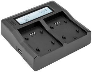 Green Extreme Dual Smart Charger with LCD Screen Base (No Battery Plates) #GXCH2