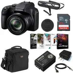 Panasonic Lumix DC-FZ80 Digital Camera - Free Accessory Bundle #DC-FZ80K MA