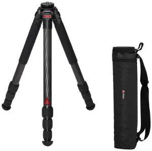 3Pod 3Pod Everest T3 4-Section Carbon Fiber Tripod for Camera, Compact Travel Tripod, Reversible Center Column for Low Angle Photography Camera Tripod
