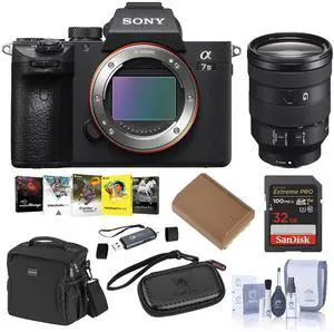 Sony Alpha a7 III Camera w/FE 24-105mm f/4 G OSS Lens, Bundle w/Included Value