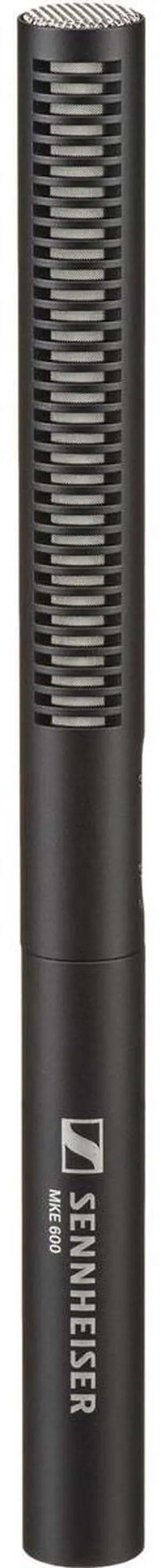 Sennheiser Sennheiser MKE 600 Shotgun Microphone with Zoom H4n Pro 4-Input/4-Track Handy Recorder, All Black, H&A Value Series XLR M to F Professional Microphone Cable