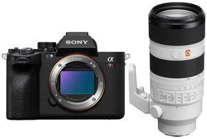 Sony Sony Alpha a7R V 61.0MP Full Frame Mirrorless Digital Interchangeable Lens Camera Body - Bundle with Sony FE 70-200mm f/2.8 GM OSS II G Telephoto Zoom E-Mount Lens