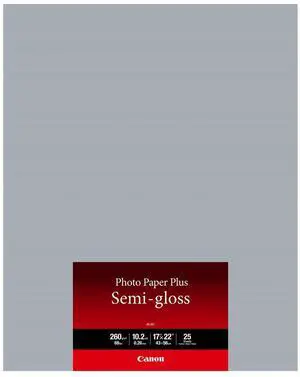 Canon SG-201 Semi-Gloss Photo Paper (17x22"), 25 Sheets #1686B076