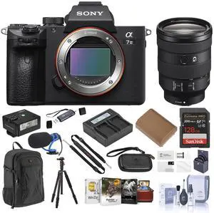 Sony Alpha a7 III Camera w/FE 24-105mm f/4 G OSS Lens, Bundle w/Accessory Kit