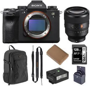 Sony Alpha 1 Mirrorless Camera w/FE 50mm f/1.2 G Master Lens, w/Essentials Kit