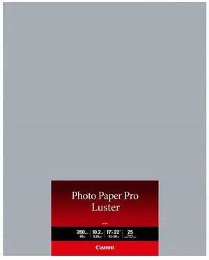 Canon LU-101 Luster Photo Paper (17x22"), 25 Sheets #6211B025