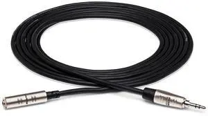 Hosa Technology 5' REAN 3.5mm TRS Male to 3.5mm TRS Female Pro Headphones Cable