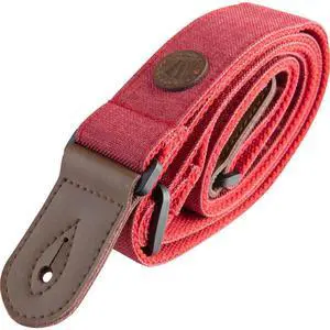 Kala Sonoma Coast Collection Ukulele Strap, Russian River Red #K-DSTP-RD